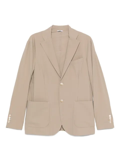Cruna patch-pocket buttoned blazer Neutrals SM00TRIBECA1329