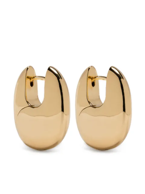 Tom Wood medium Pebble hoops earrings Gold 101500TW