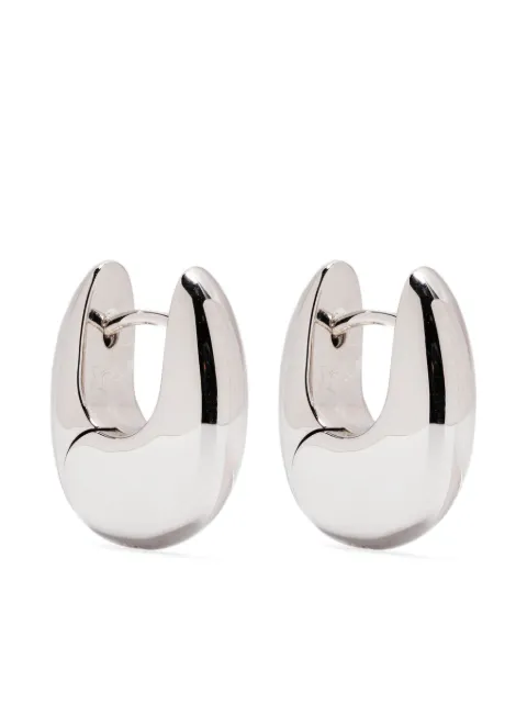 Tom Wood small Pebble earrings Silver 101490TW