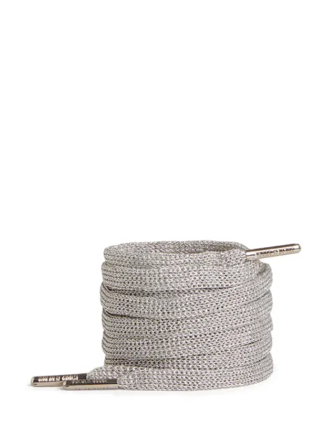 Golden Goose gold-coloured lurex laces Grey GUF00234F007220