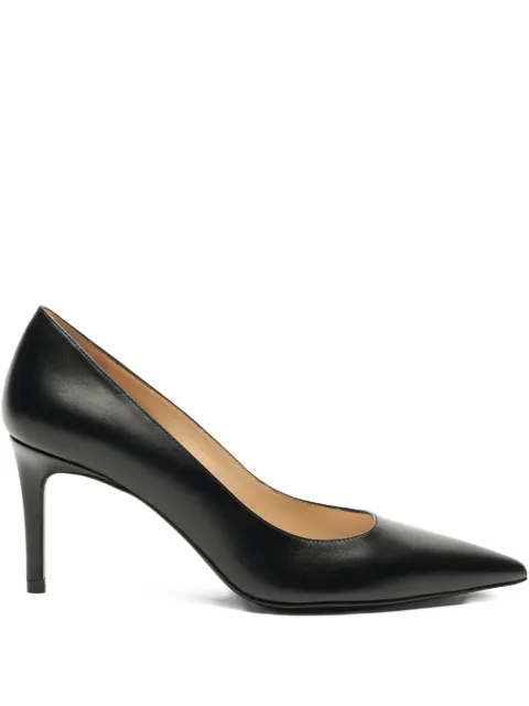 Stuart Weitzman 75mm Stuart Power pointed-toe stiletto pumps Black SK328SMO