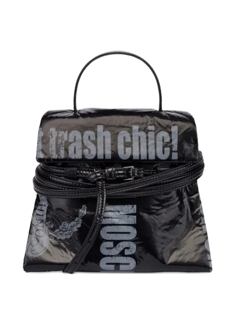 Moschino Tie Me logo-print tote bag Black MC4208PP0NON9