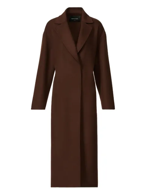 Fabiana Filippi drawstring-back wool midi coat Brown CTD215F235L5090000