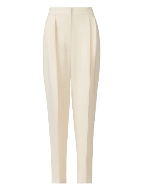 Fabiana Filippi Cady pleated-front trousers Neutrals PAD215F358D8700000