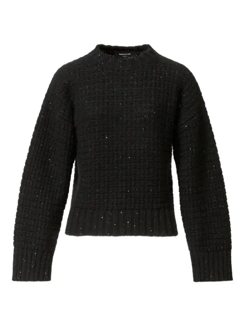 Fabiana Filippi sequin-embellished sweater Black MAD225F104L6170000