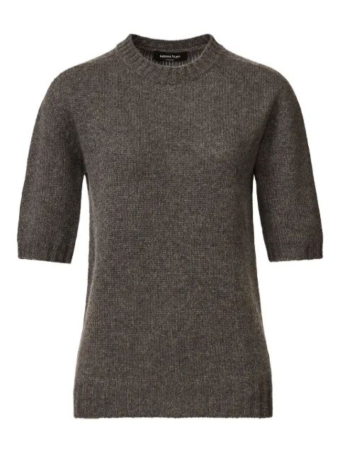 Fabiana Filippi short-sleeve crew-neck sweater Grey MAD225F490N9000000