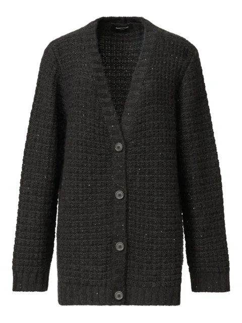 Fabiana Filippi sequin-embellished waffle-knit cardigan Grey MAD225F540L6170000