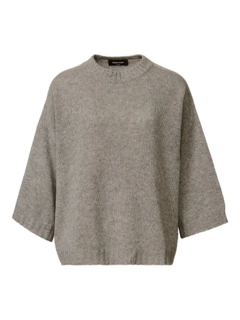 Fabiana Filippi round-neck short-sleeve sweater Grey MAD225F019N9000000