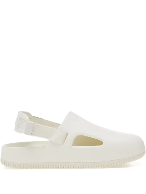 Nike debossed-logo slingback mules White FB2185