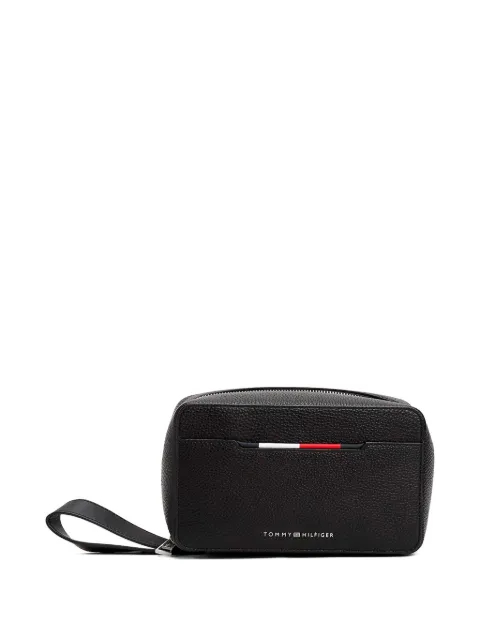 Tommy Hilfiger zip-top handle wash bag Black AM0AM13524