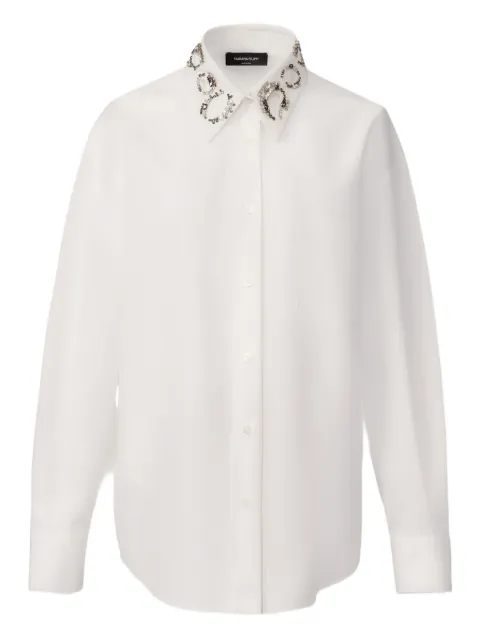 Fabiana Filippi embellished-collar shirt White CAD215F416L5400000