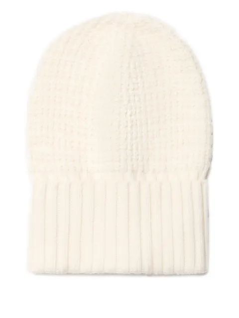 Fabiana Filippi knitted beanie hat White SAD225A983L6170000
