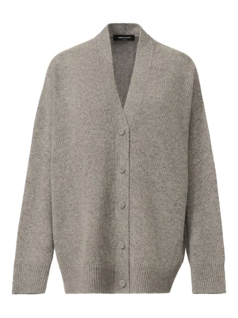 Fabiana Filippi V-neck cardigan Grey MAD215F014N9000000