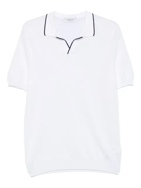 Gran Sasso knitted-collar polo T-shirt White 5715720642