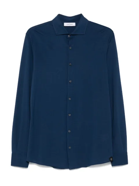 Gran Sasso button-down cotton shirt Blue 6012081401