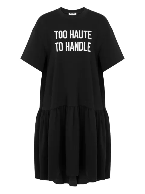 Moschino cotton tiered mini day dress Black J04055442