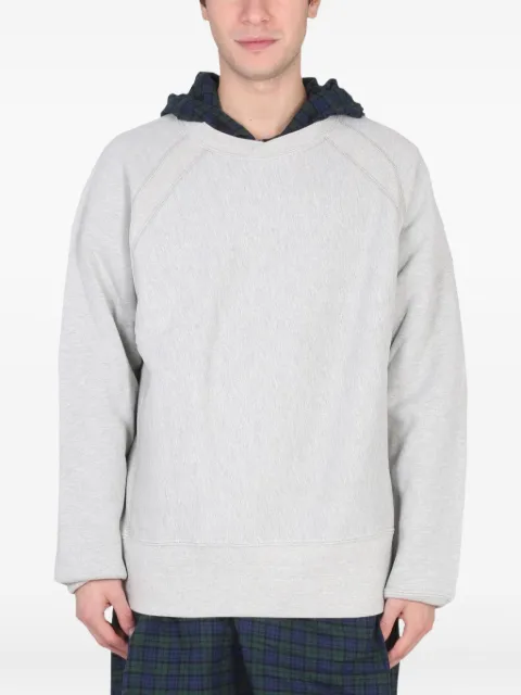 Engineered Garments cotton-blend hoodie Grey 22F1B020NL050