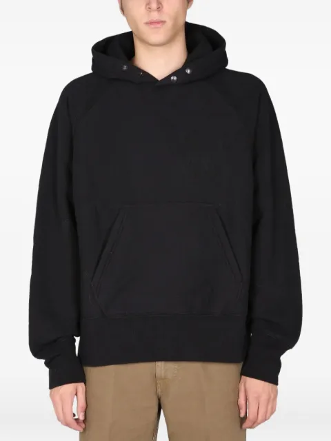 Engineered Garments snap-button hoodie Black 21F1B021BNP084