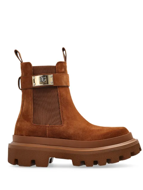Dolce & Gabbana suede Chelsea boots Brown CT1002AS915