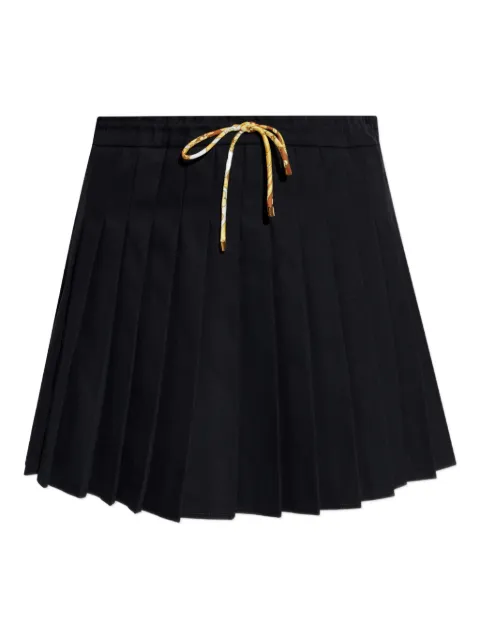 Versace pleated drawstring skirt Black 10202951A14794
