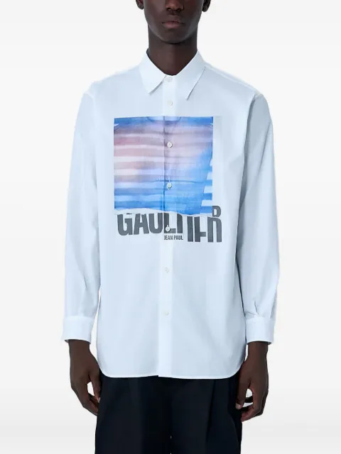 Jean Paul Gaultier graphic-print shirt White 2503UST030W013P