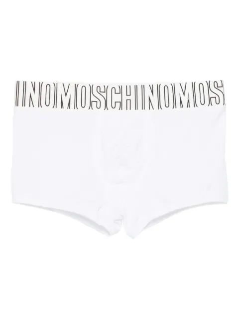Moschino logo-waistband boxer briefs White A13184410
