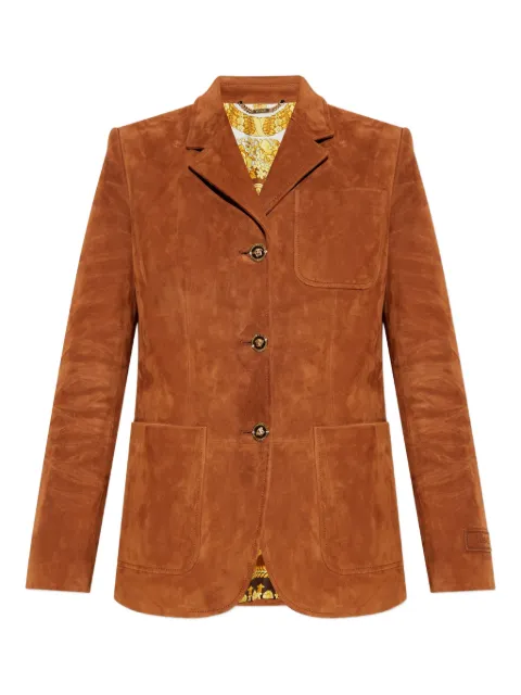 Versace suede blazer Brown 10208631A15504