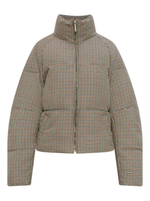 Marni houndstooth puffer jacket Brown JKMA0368WXUTWA30