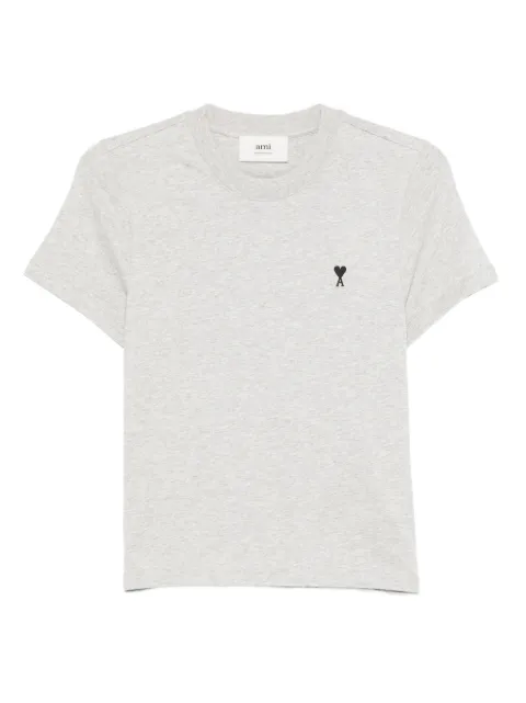 AMI Paris Ami de Coeur-motif T-shirt Grey FTS347724