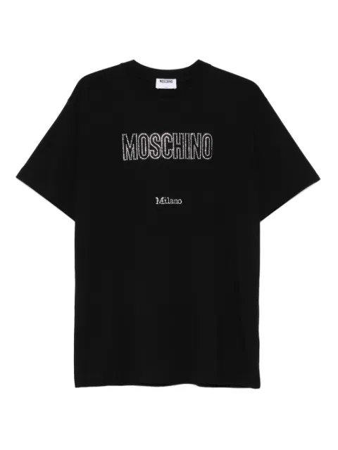 Moschino logo-embellished T-shirt Black V07265241