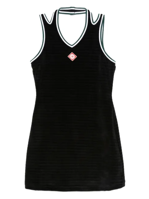 Casablanca ribbed sleeveless dress Black WPF25DR14701