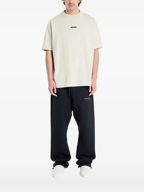 FEAR OF GOD ESSENTIALS logo-plaque short-sleeve T-shirt Neutrals 125SP254192F