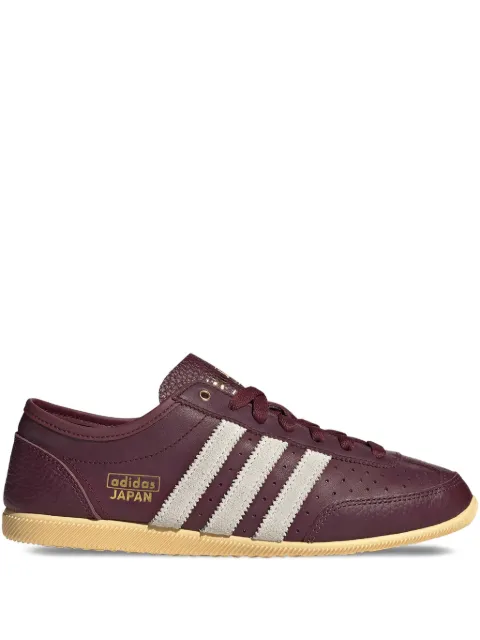 adidas Japan Decon three-stripe leather sneakers Red JR5807