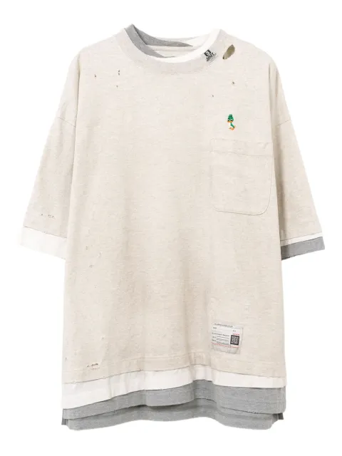 Maison MIHARA YASUHIRO layered pocket T-shirt Neutrals A15TS641