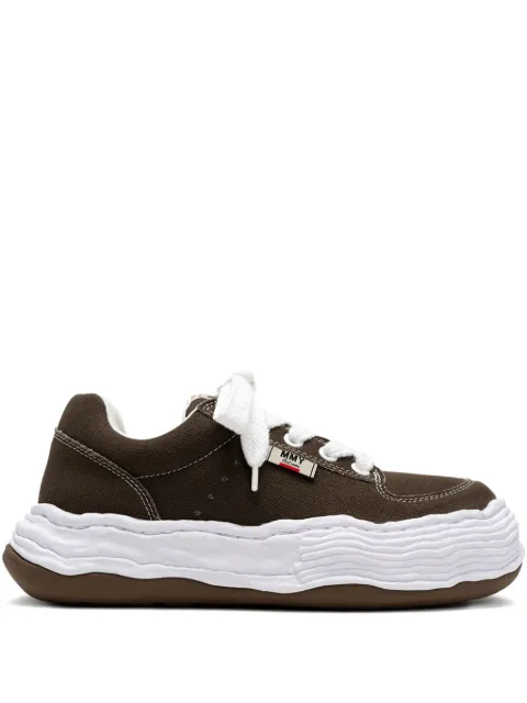 Maison MIHARA YASUHIRO lace-up sneakers Brown A15FW704