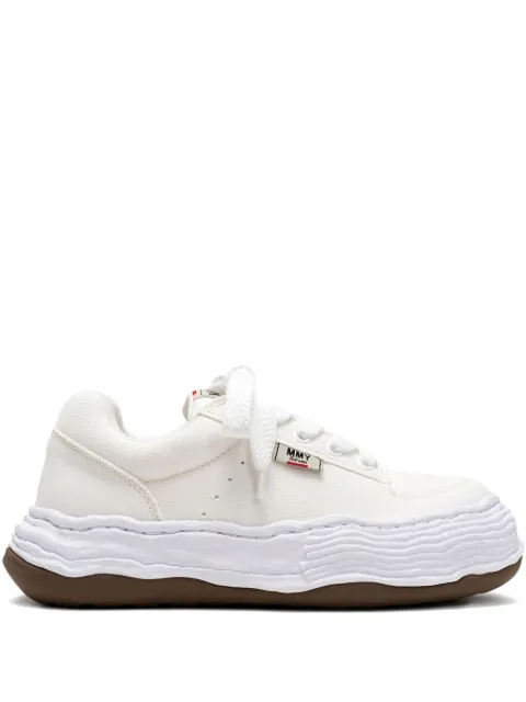 Maison MIHARA YASUHIRO canvas sneakers White A15FW704