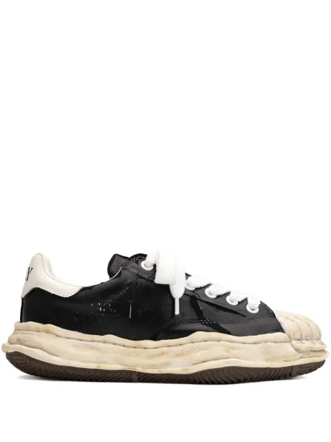Maison MIHARA YASUHIRO blakey film-attached sneakers Black A15FW727BLACK