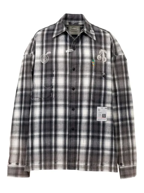Maison MIHARA YASUHIRO Vintage Like Check shirt Black J15SH181