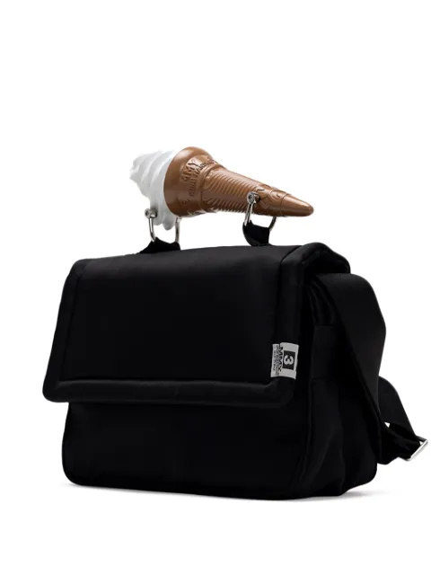 Maison MIHARA YASUHIRO ice-cream-cone-handle shoulder bag Black A15BG702