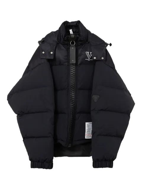 Maison MIHARA YASUHIRO hooded puffer jacket Black J15BL141BLACK