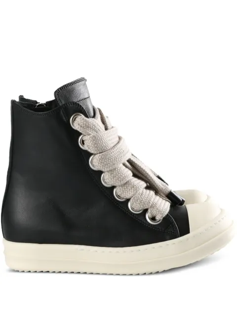 Rick Owens leather high-top sneakers Black RP02E4878LCOW2