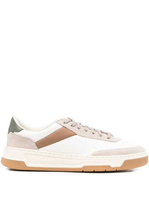 BOSS panelled leather sneakers White 50548705