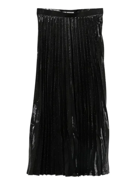 Junya Watanabe pleated skirt Black JPS0131