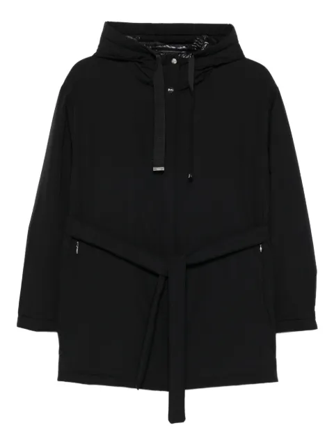 Herno hooded belted jacket Black GC00068DR12387SZ