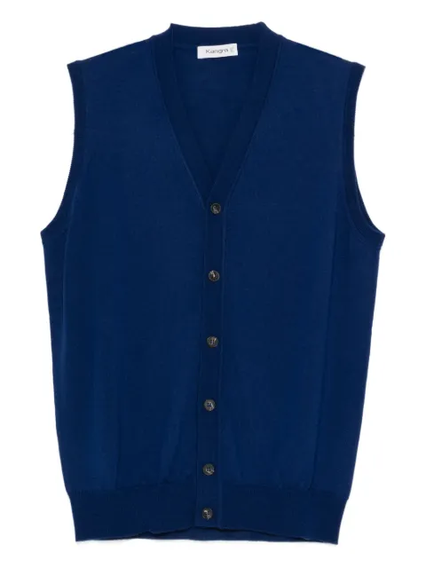 Kangra V-neck waistcoat Blue 202207