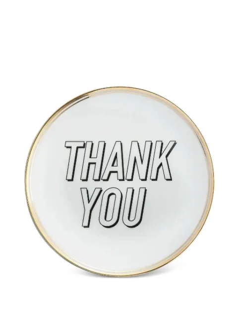 Bitossi Home Thank You plates (set of two) White FTB00023X2