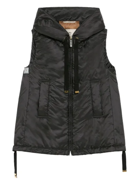 Max Mara hooded quilted gilet Black 2529296024600