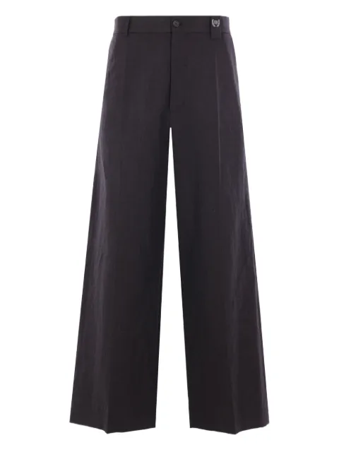 Balenciaga logo-embroidered trousers Black 831386TST051000