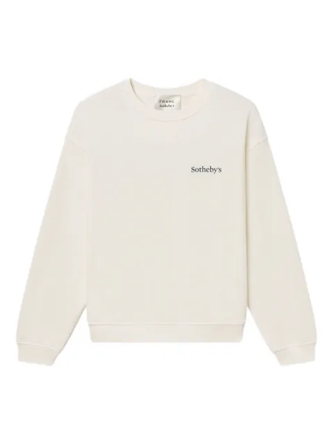 FRAME x Sotheby's graphic sweatshirt Neutrals ME25JSS002