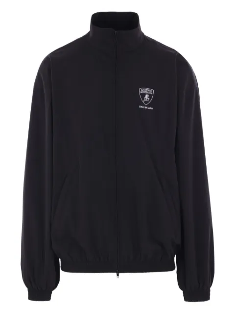 Balenciaga Automobili Lamborghini logo-embroidered track jacket Black 839108TRO311000